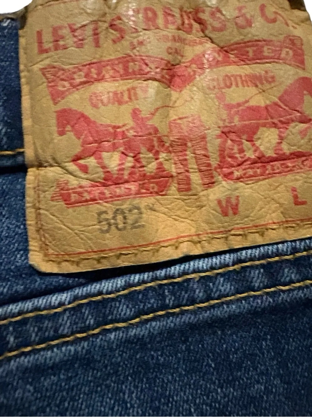 Levi's men’s Dark Blue Classic Straight Jeans